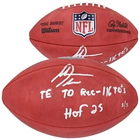 Antonio Gates San Diego Chargers Autographed Wilson Duke Full Color Football with "TE TD Rec - 116 TD's" & "HOF 25" Inscriptions - Limited Edition of 5