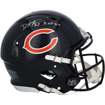 Devin Hester Chicago Bears Autographed Riddell Speed Authentic Helmet with "HOF 24" Inscription