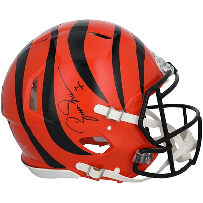 Boomer Esiason Cincinnati Bengals Autographed Riddell Speed Authentic Helmet