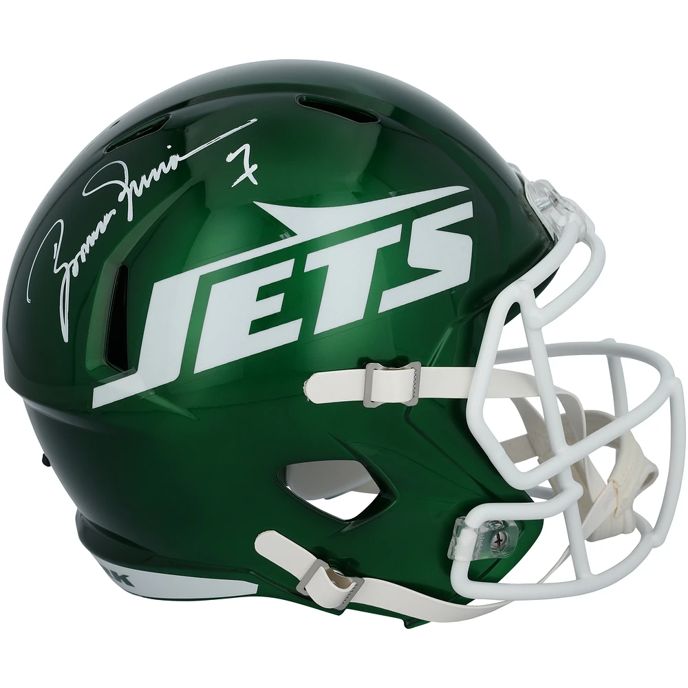 Boomer Esiason New York Jets Autographed Riddell 2024 Speed Replica Helmet