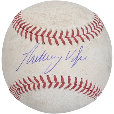Anthony Volpe New York Yankees Autographed Game-Used Baseball vs. Seattle Mariners on May 22, 2024 - Single