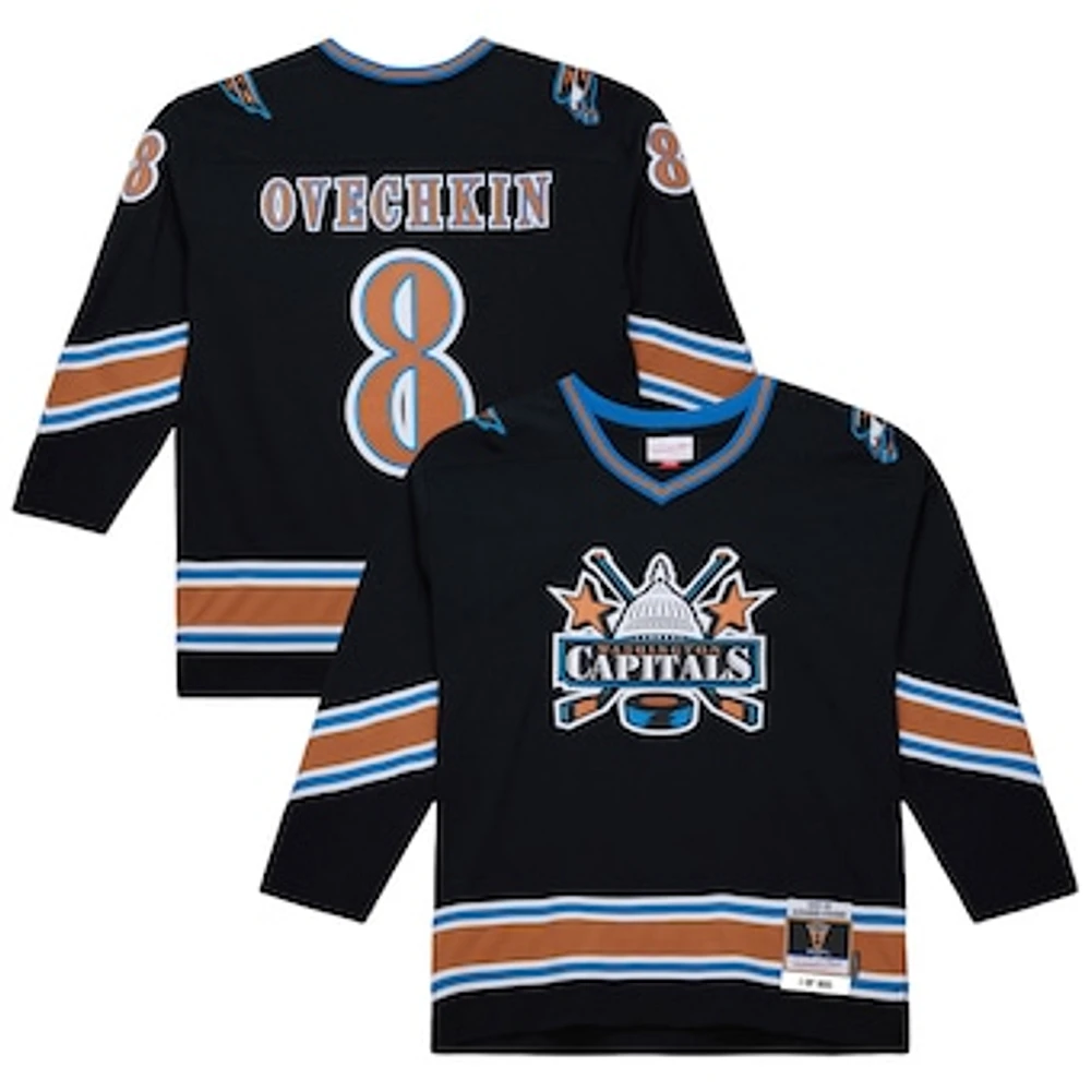 Unisex Mitchell & Ness Alexander Ovechkin Black Washington Capitals Special Edition (1 of 895) 2005-06 Power Play Jersey