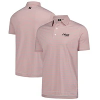 FootJoy  Red Rocket Classic Emory Stripe Lisle ProDry Polo