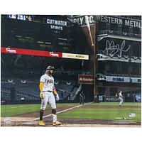 Fernando Tatis Jr. San Diego Padres Autographed 16" x 20" Bat Flip Photograph