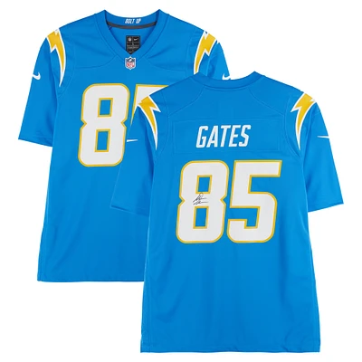 Antonio Gates San Diego Chargers Autographed Powder Blue Nike Game Jersey