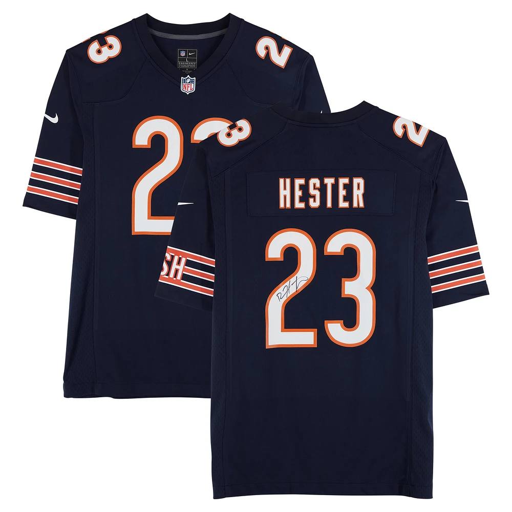 Devin Hester Chicago Bears Autographed Navy Nike Game Jersey