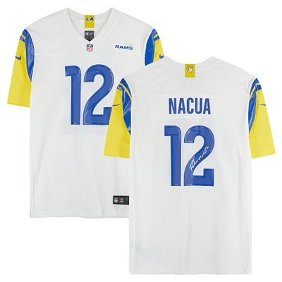 Puka Nacua Los Angeles Rams Autographed White Nike Game Jersey