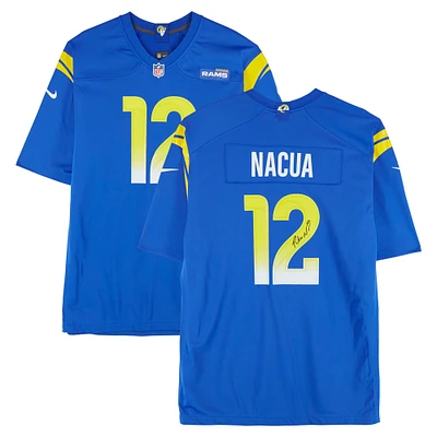 Puka Nacua Los Angeles Rams Autographed Royal Nike Game Jersey