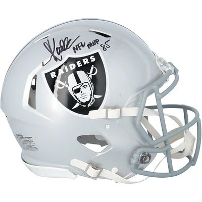 Marcus Allen Los Angeles Raiders Autographed Riddell Speed Authentic Helmet with "NFL MVP 85" Inscription