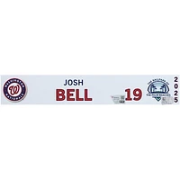 Josh Bell Washington Nationals Player-Issued #19 Nameplate from 2025 MLB Spring Training