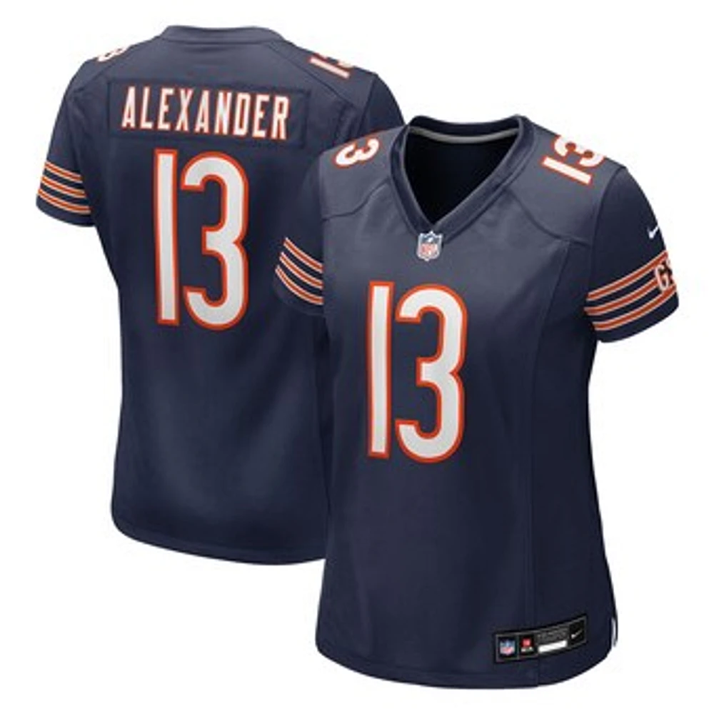 Women's Nike Maurice Alexander  Navy Chicago Bears Team Game Jersey