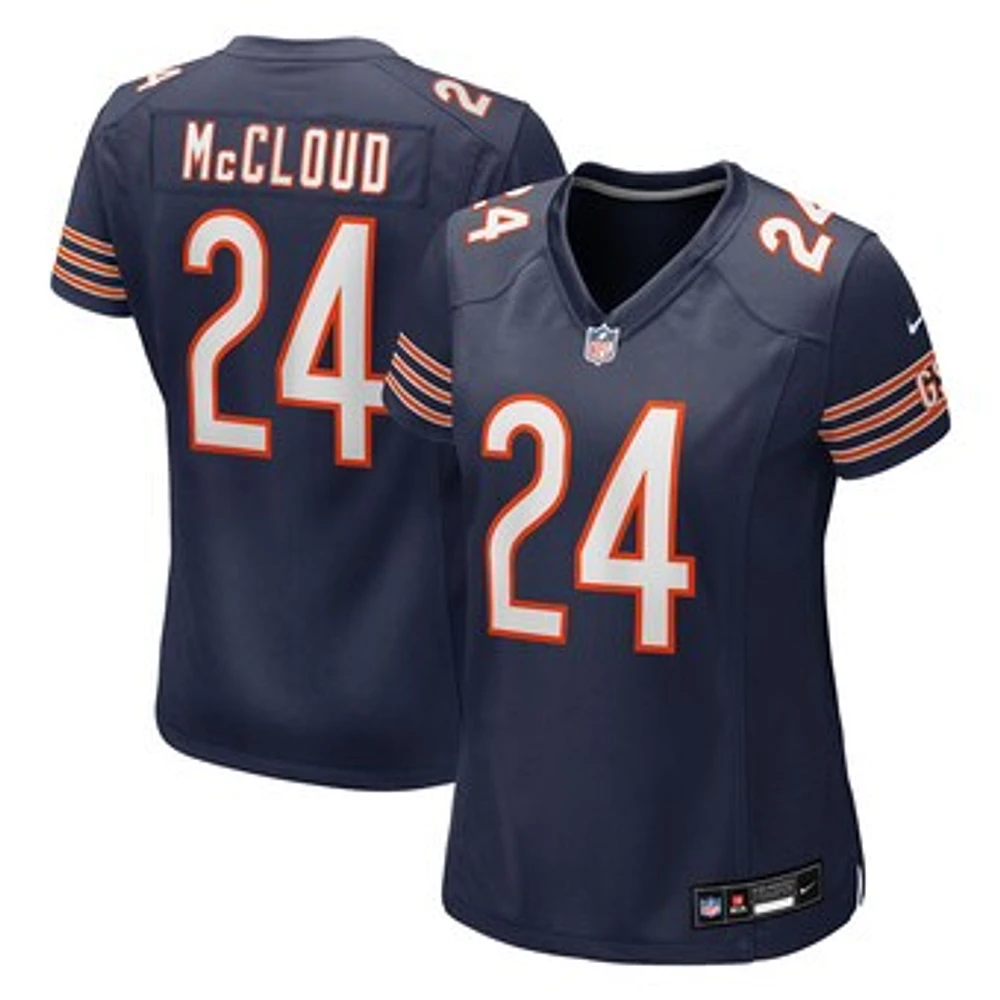 Women's Nike Nick McCloud  Navy Chicago Bears Team Game Jersey