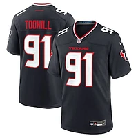 Men's Nike Casey Toohill  Navy Houston Texans Team Game Jersey