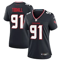 Women's Nike Casey Toohill  Navy Houston Texans Team Game Jersey