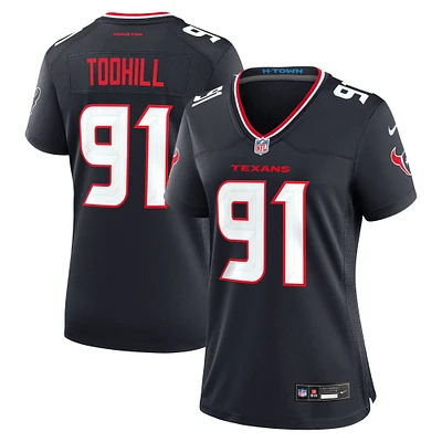 Women's Nike Casey Toohill  Navy Houston Texans Team Game Jersey