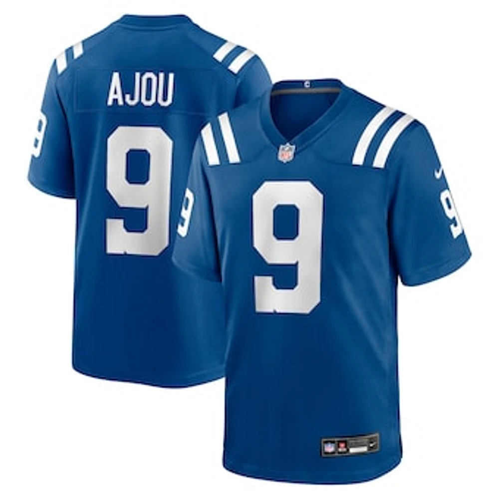 Men's Nike Ajou  Royal Indianapolis Colts Team Game Jersey