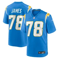 Men's Nike Andre James  Powder Blue Los Angeles Chargers Team Game Jersey