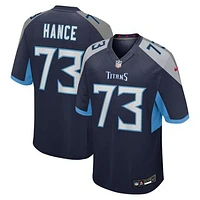 Men's Nike Blake Hance  Navy Tennessee Titans Team Game Jersey