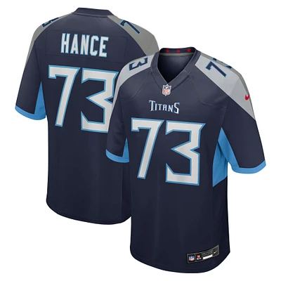Men's Nike Blake Hance  Navy Tennessee Titans Team Game Jersey