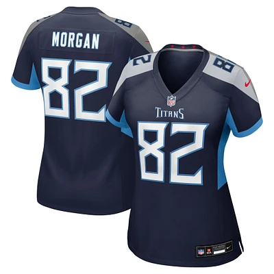 Women's Nike Stanley Morgan  Navy Tennessee Titans Team Game Jersey