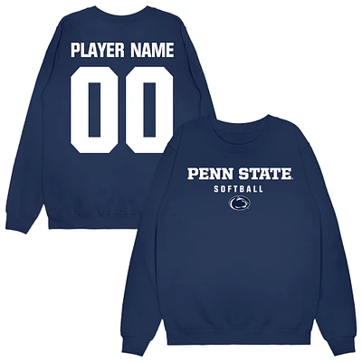 Unisex Navy Penn State Nittany Lions NIL Pick-A-Player Softball Sweatshirt