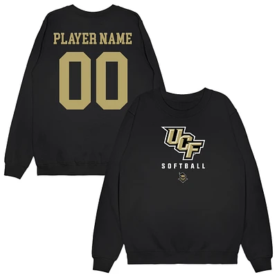 Unisex Black UCF Knights NIL Pick-A-Player Softball Sweatshirt