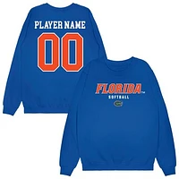 Unisex Royal Florida Gators NIL Pick-A-Player Softball Sweatshirt