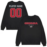 Unisex Black Georgia Bulldogs NIL Pick-A-Player Softball Sweatshirt