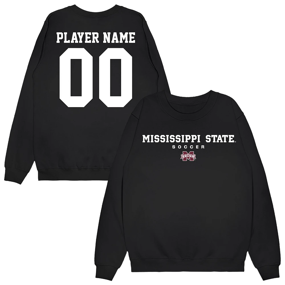 Unisex Black Mississippi State Bulldogs NIL Pick-A-Player Women's Soccer Sweatshirt
