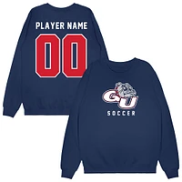 Unisex Navy Gonzaga Bulldogs NIL Pick-A-Player Women's Soccer Sweatshirt