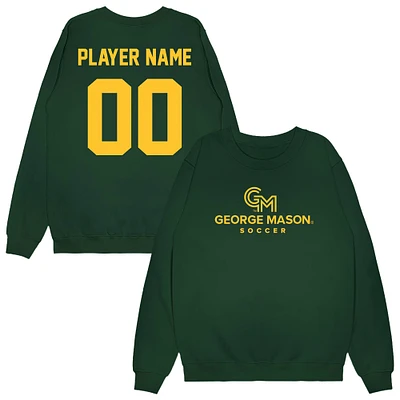 Unisex Green George Mason Patriots NIL Pick-A-Player Women's Soccer Sweatshirt