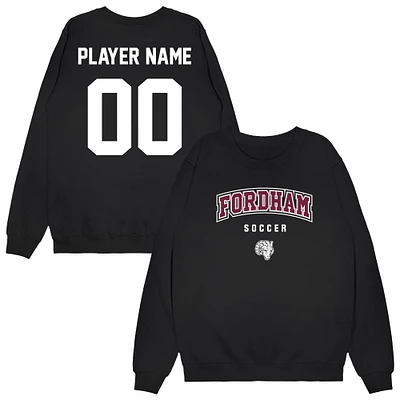 Unisex Black Fordham Rams NIL Pick-A-Player Women's Soccer Sweatshirt