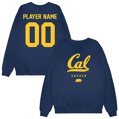 Unisex Navy Cal Bears NIL Pick-A-Player Women's Soccer Sweatshirt