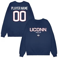 Unisex Navy UConn Huskies NIL Pick-A-Player Women's Soccer Sweatshirt