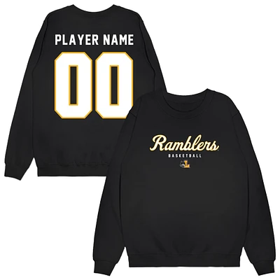Unisex Black Loyola Chicago Ramblers NIL Pick-A-Player Men's Basketball Sweatshirt
