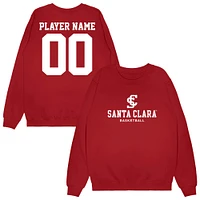 Unisex Cardinal Santa Clara Broncos NIL Pick-A-Player Men's Basketball Sweatshirt