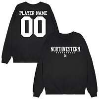 Unisex Black Northwestern Wildcats NIL Pick-A-Player Men's Basketball Sweatshirt