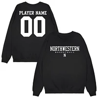 Unisex Black Northwestern Wildcats NIL Pick-A-Player Men's Basketball Sweatshirt