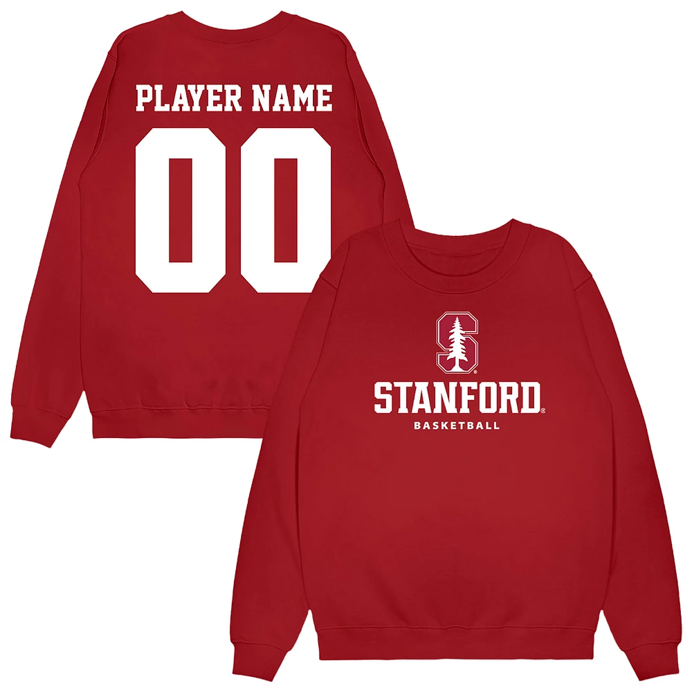 Unisex Cardinal Stanford NIL Pick-A-Player Men's Basketball Sweatshirt