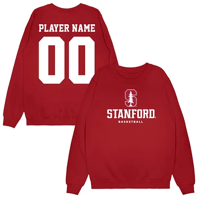 Unisex Cardinal Stanford NIL Pick-A-Player Men's Basketball Sweatshirt