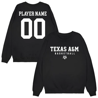 Unisex Black Texas A&M Aggies NIL Pick-A-Player Men's Basketball Sweatshirt