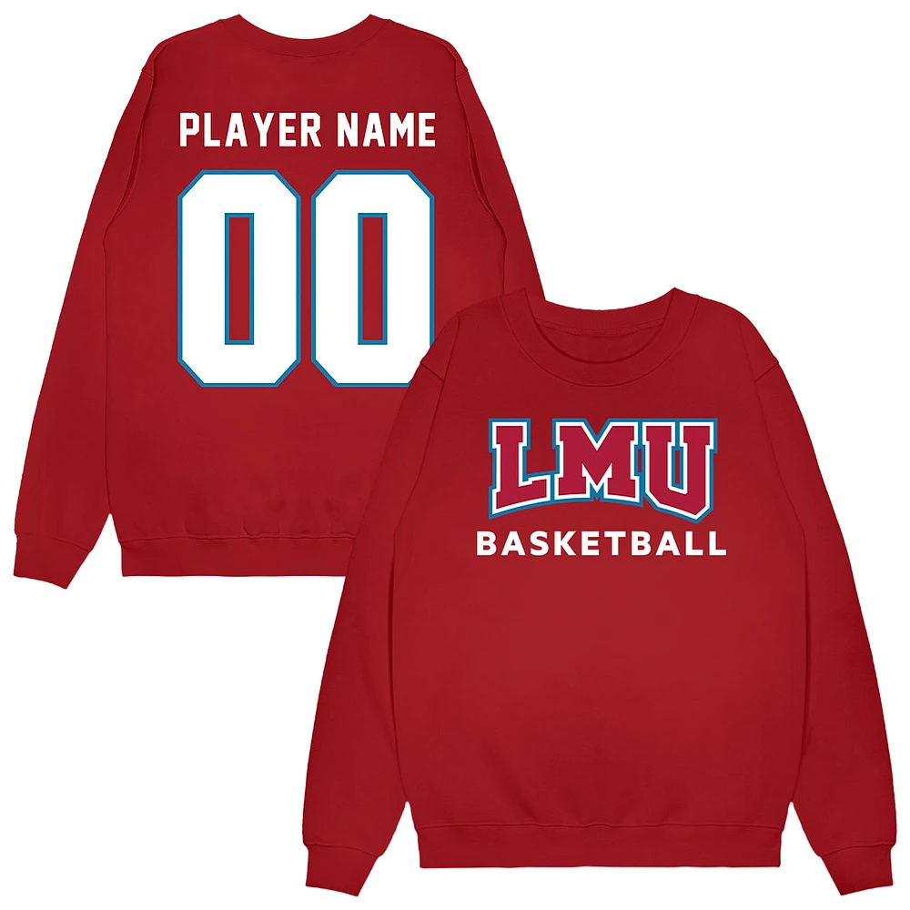 Unisex Cardinal Loyola Marymount Lions NIL Pick-A-Player Men's Basketball Sweatshirt