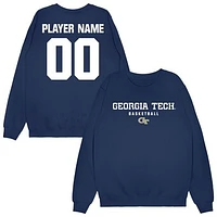 Unisex Navy Georgia Tech Yellow Jackets NIL Pick-A-Player Women's Basketball Sweatshirt