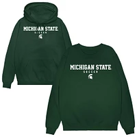 Unisex Green Michigan State Spartans NIL Pick-A-Player Men's Soccer Sweatshirt
