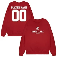 Unisex Cardinal Santa Clara Broncos NIL Pick-A-Player Men's Soccer Sweatshirt