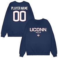 Unisex Navy UConn Huskies NIL Pick-A-Player Men's Soccer Sweatshirt