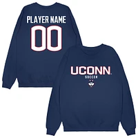 Unisex Navy UConn Huskies NIL Pick-A-Player Men's Soccer Sweatshirt