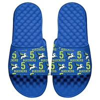 Youth ISlide Paige Bueckers Royal Dallas Wings 2025 WNBA Draft Team Pattern Slide Sandals