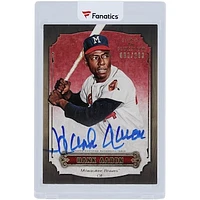 Hank Aaron Milwaukee Braves Autographed 2012 Topps Five Star #FSA-HA #3/208 Card