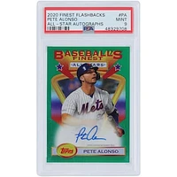 Pete Alonso New York Mets Autographed 2020 Topps Finest Flashbacks All Stars #AA-PA #18/20 PSA Authenticated 9 Card